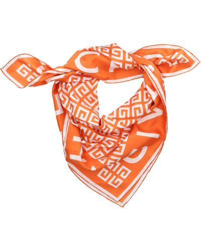 givenchy schal orange|givenchy silk scarves.